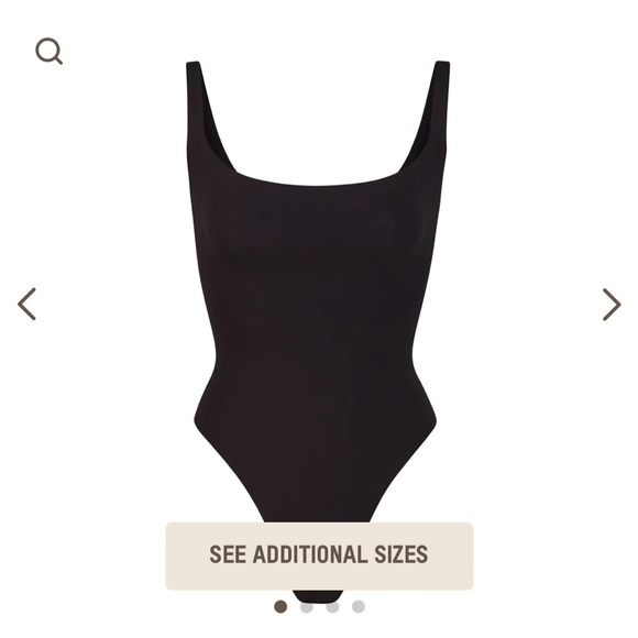SKIMS FITS EVERYBODY SQUARE NECK BODYSUIT Size 3X NWT - Picture 3 of 7